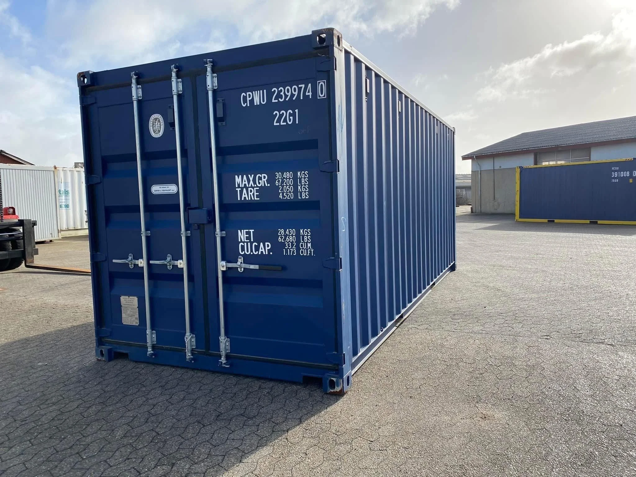 20 feta einangraður gámur mynd